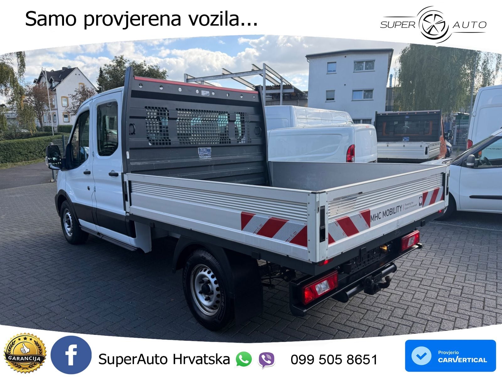 Ford Transit P 350 L2 DoKa Basis/Klima/PDC/AHK/1.Hand 131 KS