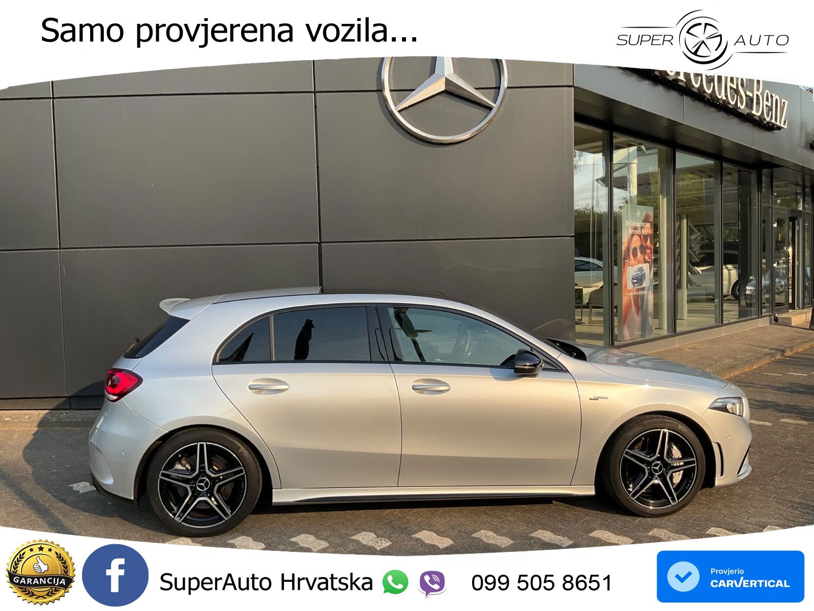 Mercedes-Benz AMG A 35 4MATIC AMG SPEEDSHIFT DCT LED+GR SJED+ACC