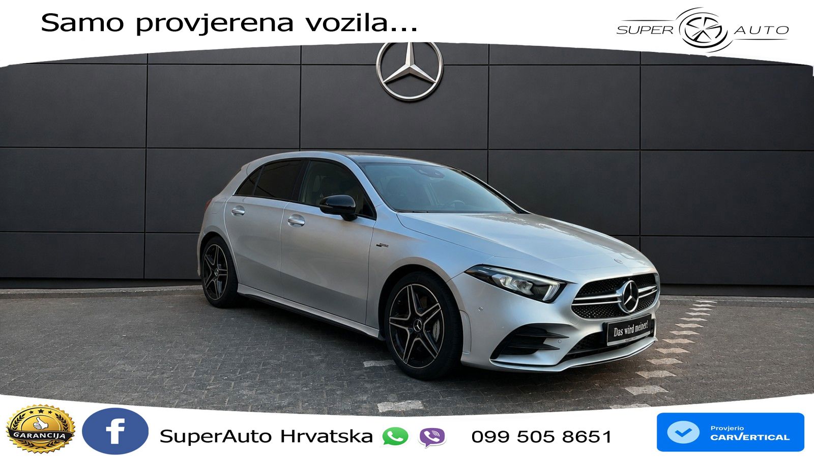 Mercedes-Benz AMG A 35 4MATIC AMG SPEEDSHIFT DCT LED+GR SJED+ACC
