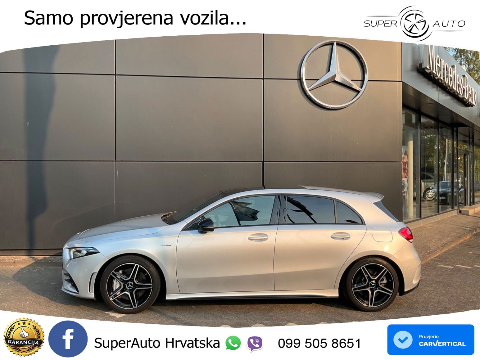 Mercedes-Benz AMG A 35 4MATIC AMG SPEEDSHIFT DCT LED+GR SJED+ACC