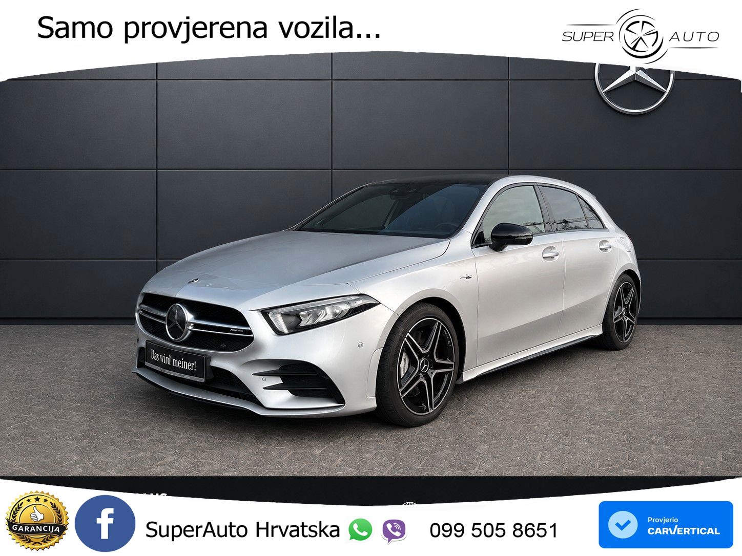 Mercedes-Benz AMG A 35 4MATIC AMG SPEEDSHIFT DCT LED+GR SJED+ACC