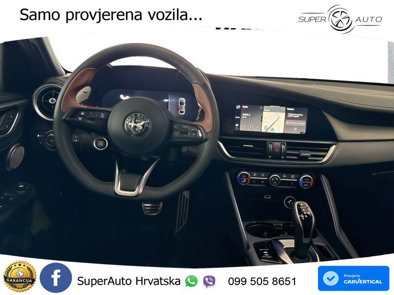 Alfa Romeo Giulia 2.0 Turbo (280 KS) Q4 Automatic LED+GR SJED+ACC
