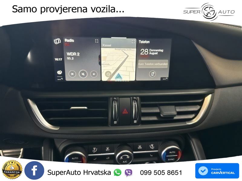 Alfa Romeo Giulia 2.0 Turbo (280 KS) Q4 Automatic LED+GR SJED+ACC