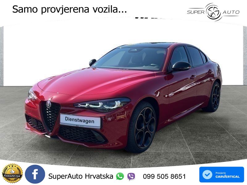 Alfa Romeo Giulia 2.0 Turbo (280 KS) Q4 Automatic LED+GR SJED+ACC