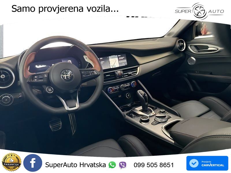 Alfa Romeo Giulia 2.0 Turbo (280 KS) Q4 Automatic LED+GR SJED+ACC
