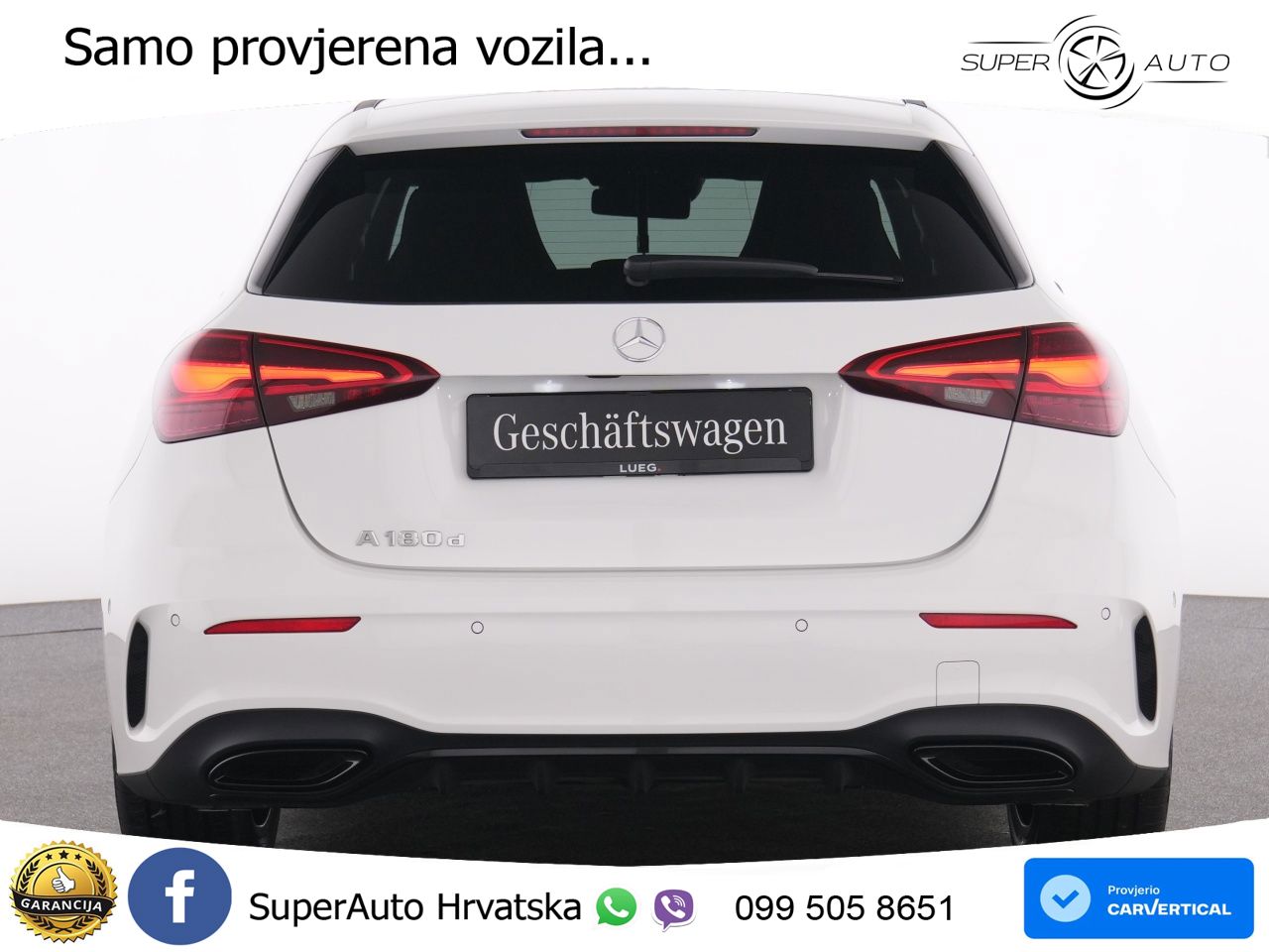 Mercedes-Benz A 180d 8G-DCT AMG LED+GR SJED+ACC
