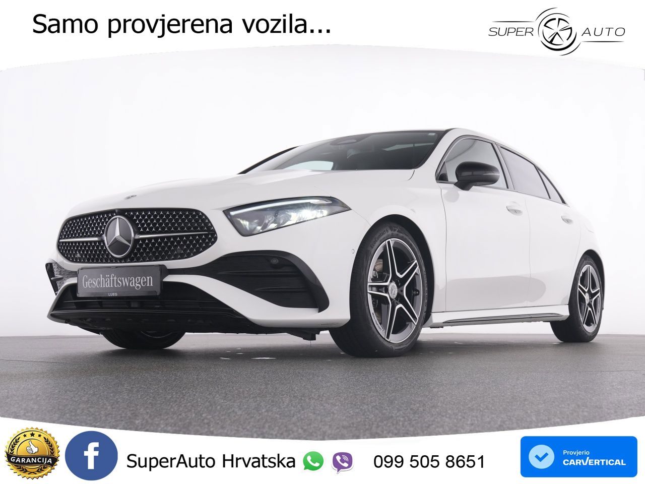 Mercedes-Benz A 180d 8G-DCT AMG LED+GR SJED+ACC