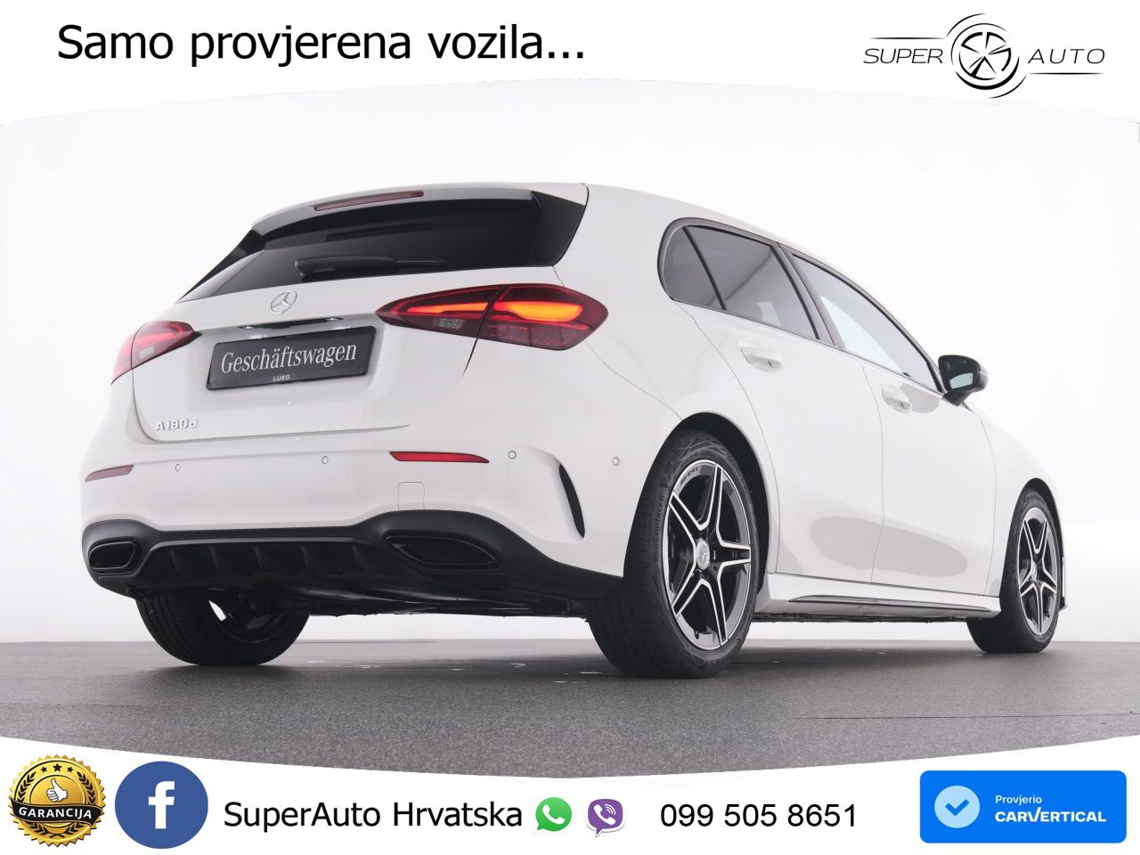 Mercedes-Benz A 180d 8G-DCT AMG LED+GR SJED+ACC