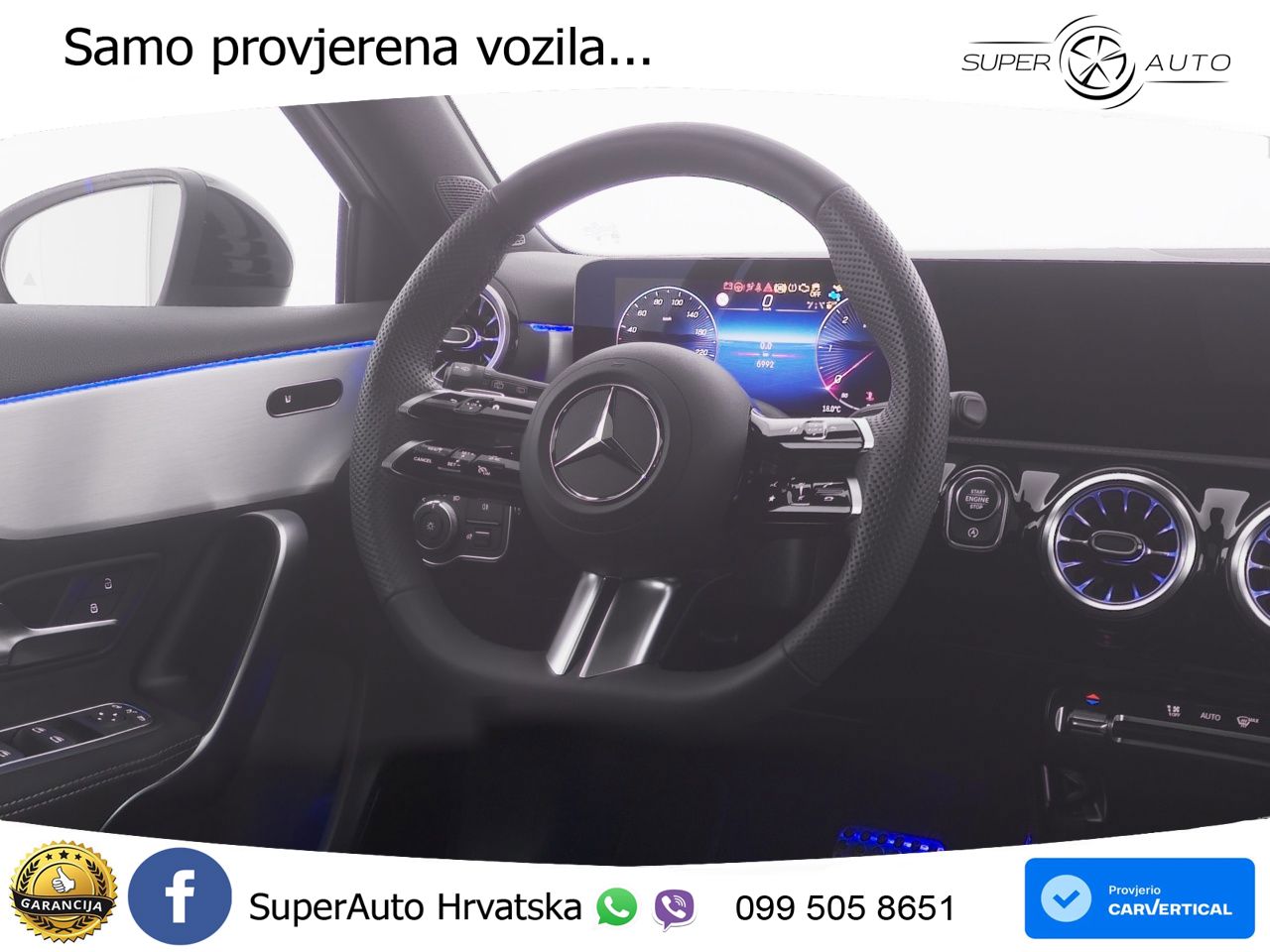 Mercedes-Benz A 180d 8G-DCT AMG LED+GR SJED+ACC