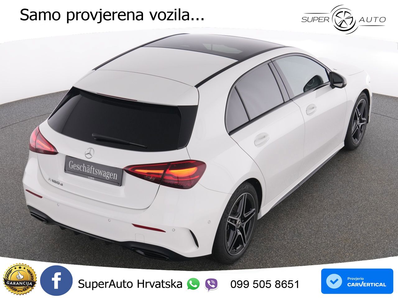 Mercedes-Benz A 180d 8G-DCT AMG LED+GR SJED+ACC