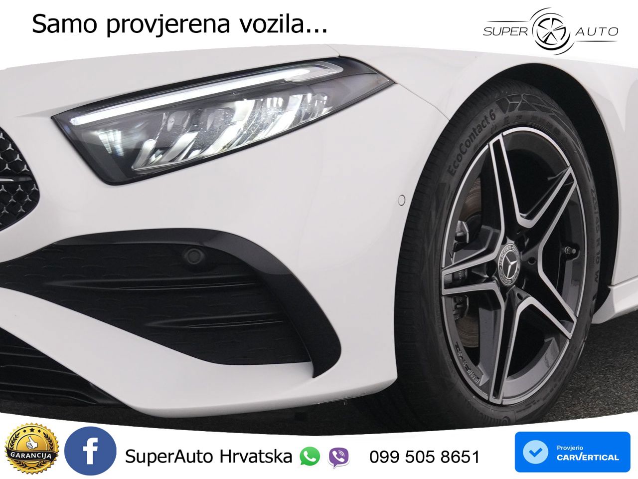 Mercedes-Benz A 180d 8G-DCT AMG LED+GR SJED+ACC