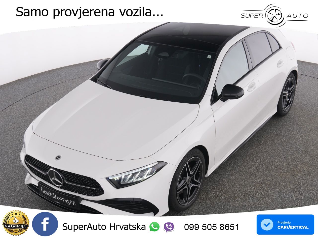 Mercedes-Benz A 180d 8G-DCT AMG LED+GR SJED+ACC