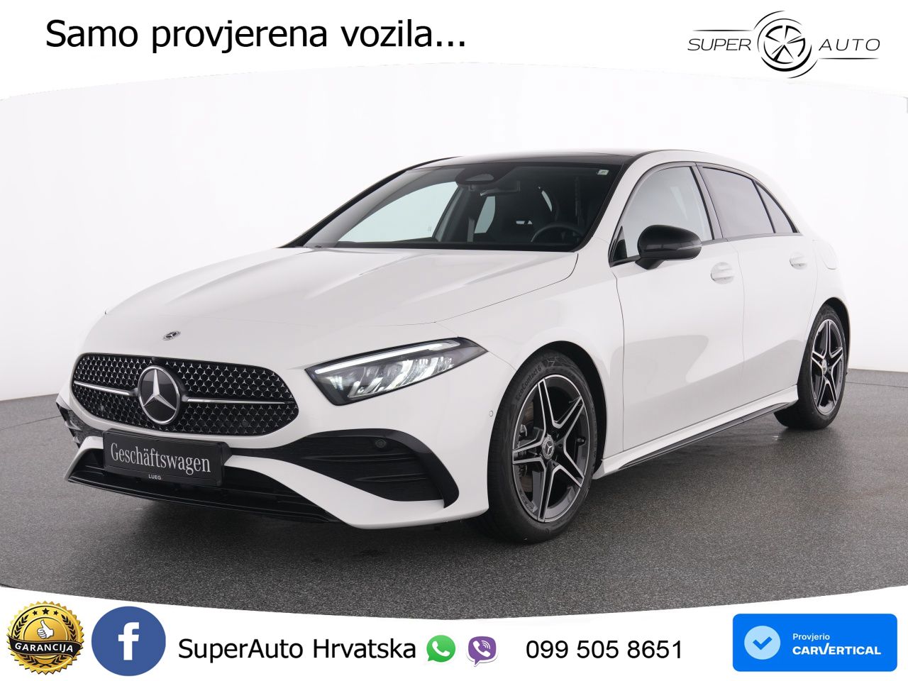 Mercedes-Benz A 180d 8G-DCT AMG LED+GR SJED+ACC