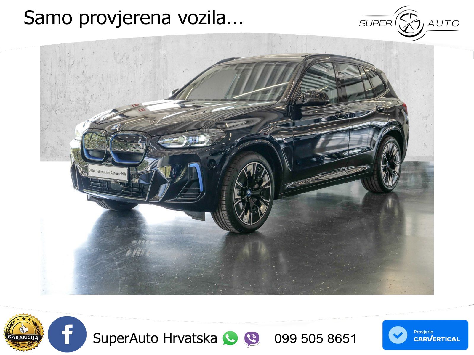 BMW iX3 80 kWh (286 KS)