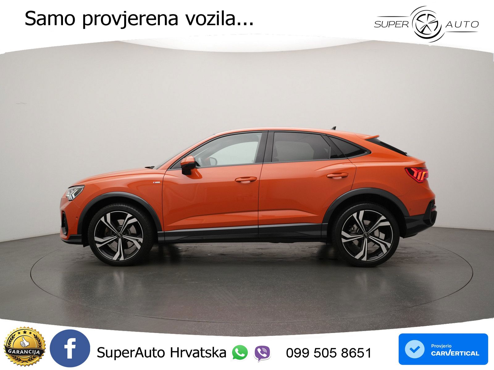 Audi Q3 II Sportback 40 TFSI (190 KS) quattro S tronic S line MATRIX+GR SJED+KAM