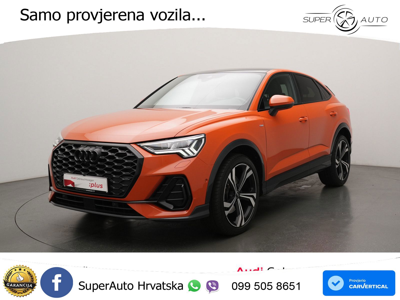Audi Q3 II Sportback 40 TFSI (190 KS) quattro S tronic S line MATRIX+GR SJED+KAM