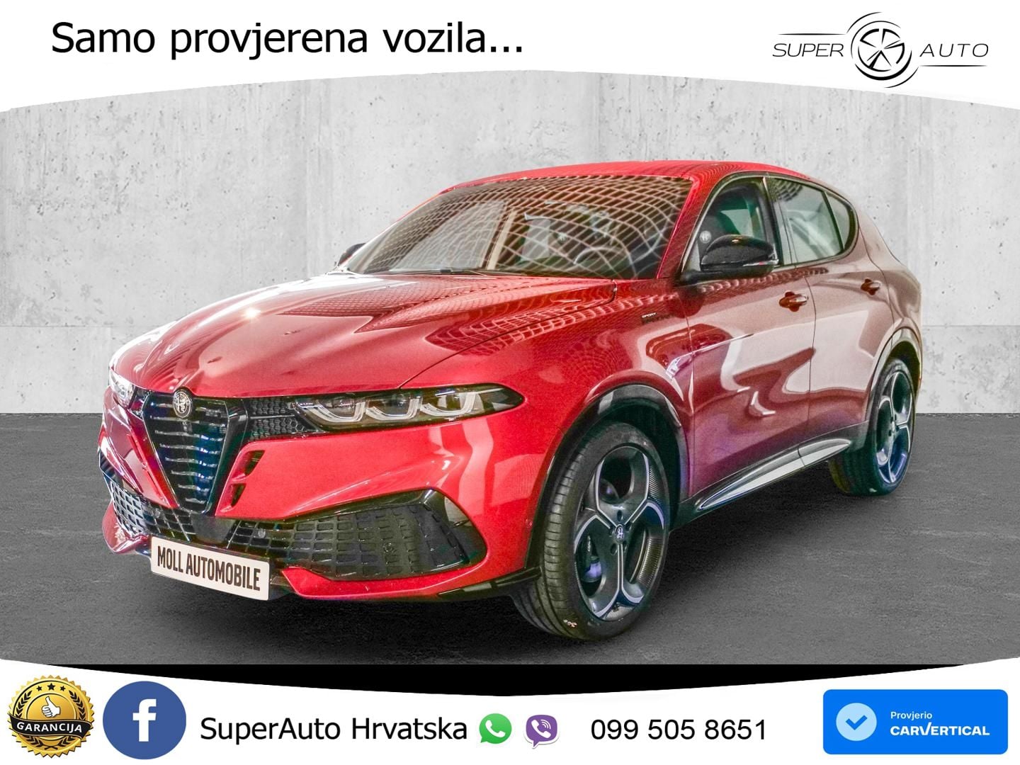 Alfa Romeo Tonale 1.5 VGT (174 KS) Hybrid TCT LED+GR SJED+ACC