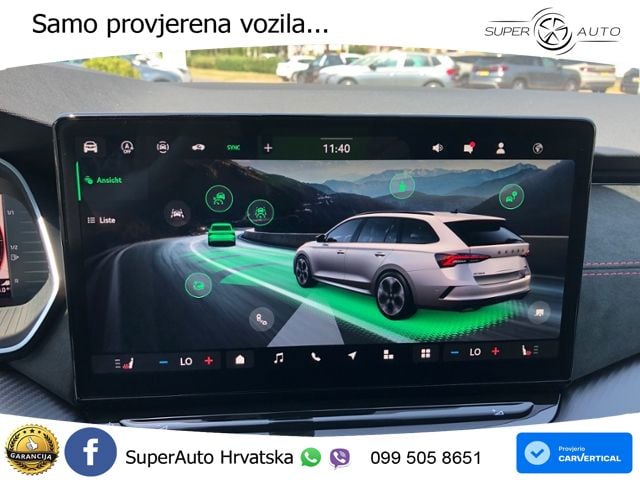 Škoda Octavia Combi RS 2.0 TSI (265 KS) DSG LED+GR SJED+ACC