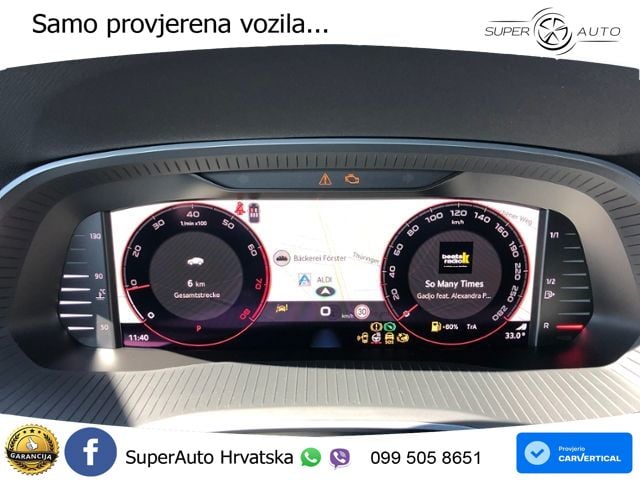 Škoda Octavia Combi RS 2.0 TSI (265 KS) DSG LED+GR SJED+ACC