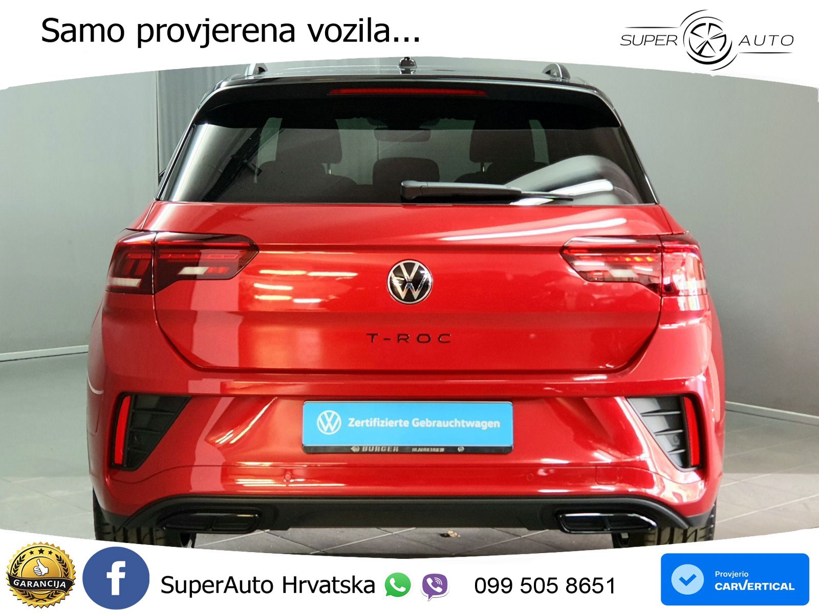 Volkswagen T-Roc 1.5 TSI (150 KS) DSG LED+GR SJED+ACC