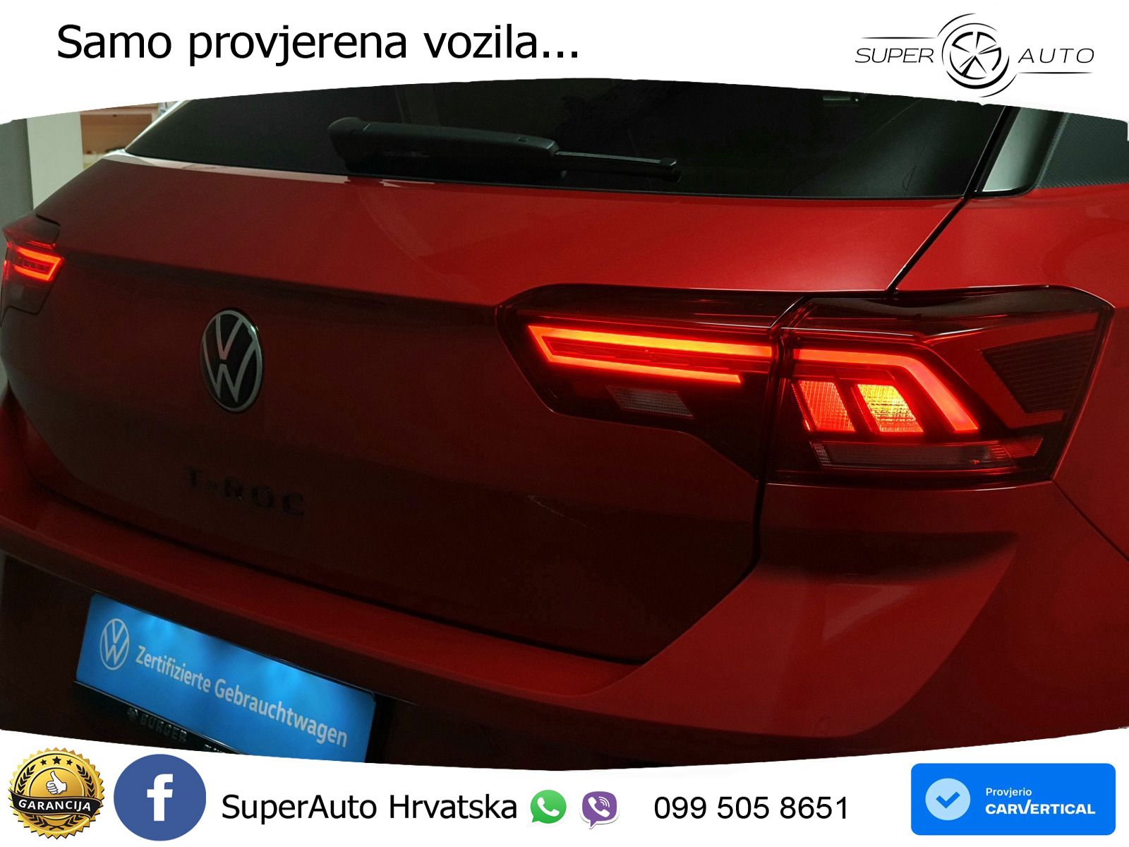Volkswagen T-Roc 1.5 TSI (150 KS) DSG LED+GR SJED+ACC