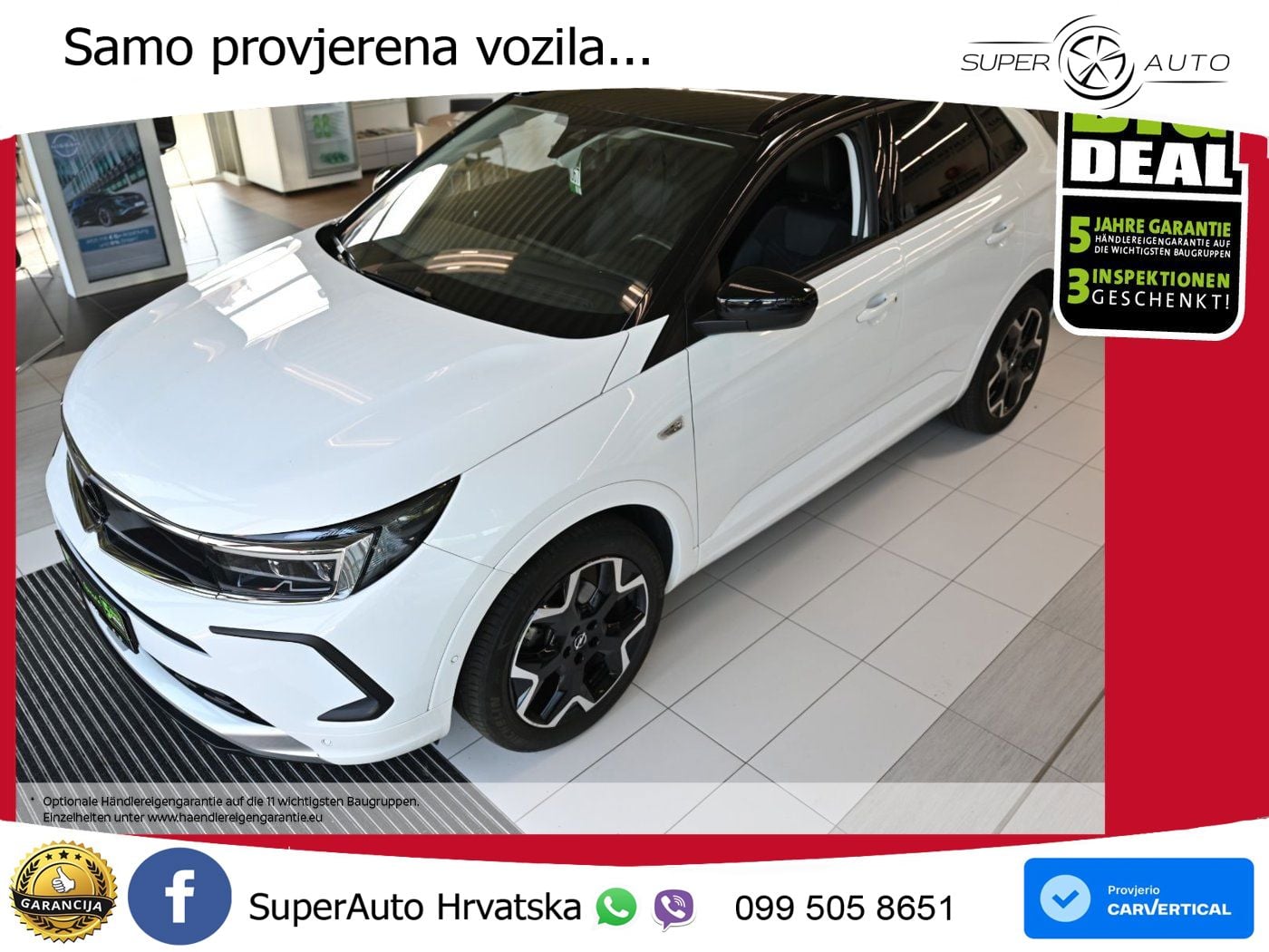 Opel Grandland 1.2i Turbo (130 KS) Automatic Ultimate LED+GR SJED+ACC