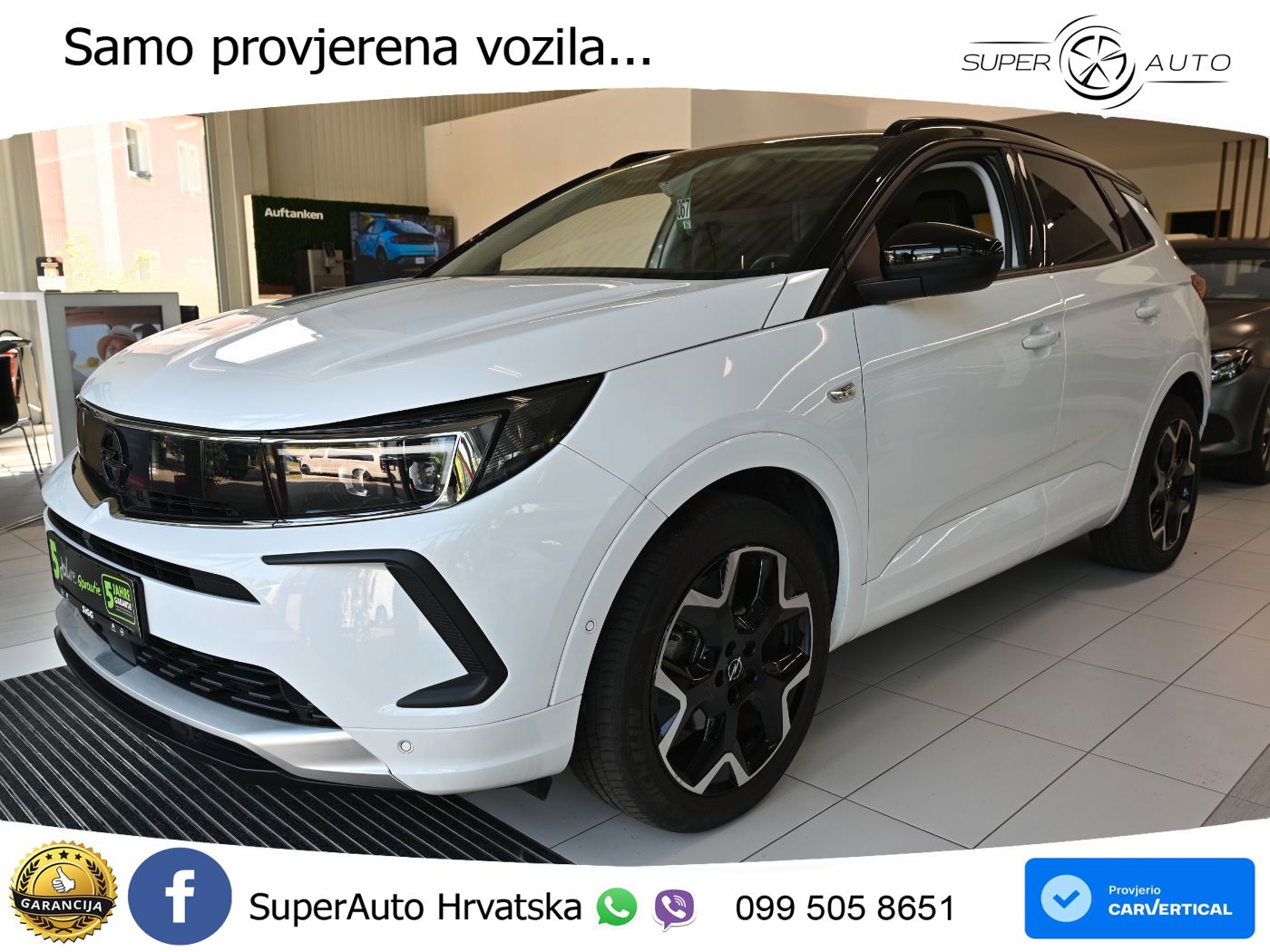 Opel Grandland 1.2i Turbo (130 KS) Automatic Ultimate LED+GR SJED+ACC