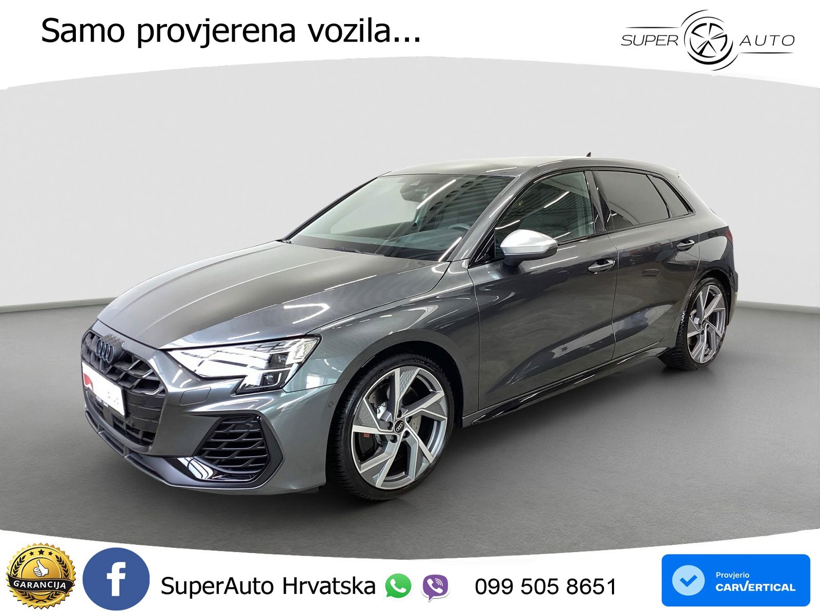 Audi S3 2.0 TFSI (333 KS) quattro S tronic LED+GR SJED+ACC