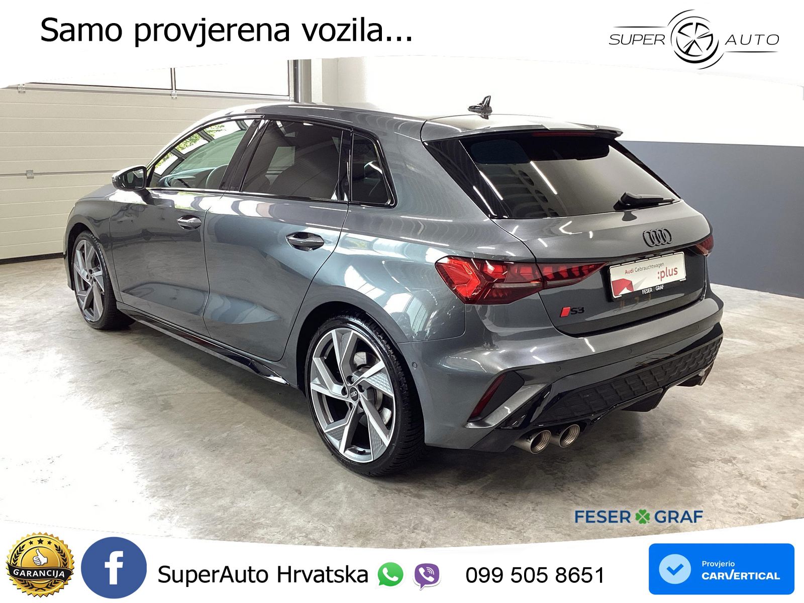 Audi S3 2.0 TFSI (333 KS) quattro S tronic LED+GR SJED+ACC