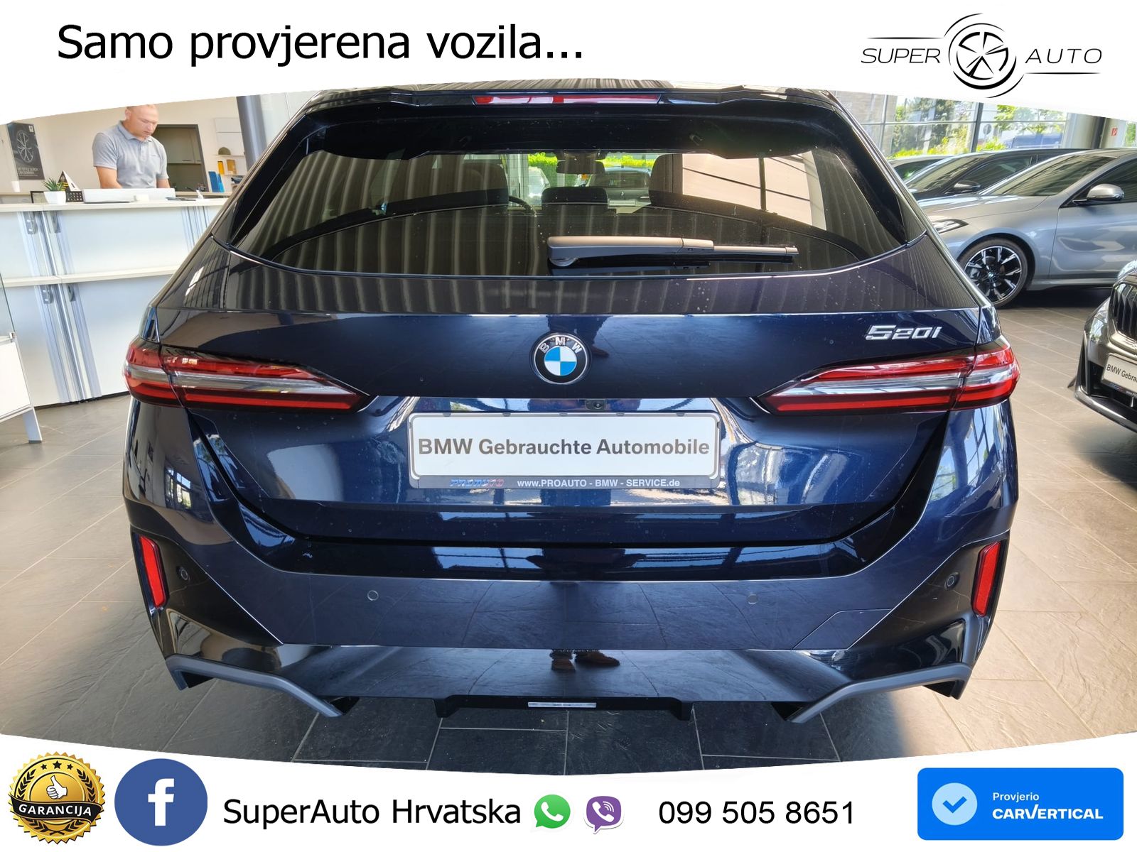 BMW 520i Touring (208 KS) Steptronic M Sport ACC+HEAD+GR SJED+360+PANO