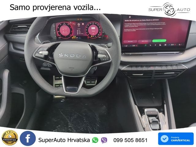 Škoda Octavia Combi 2.0 TDI (150 KS) DSG SportLine MATRIX+GR SJED+KAM