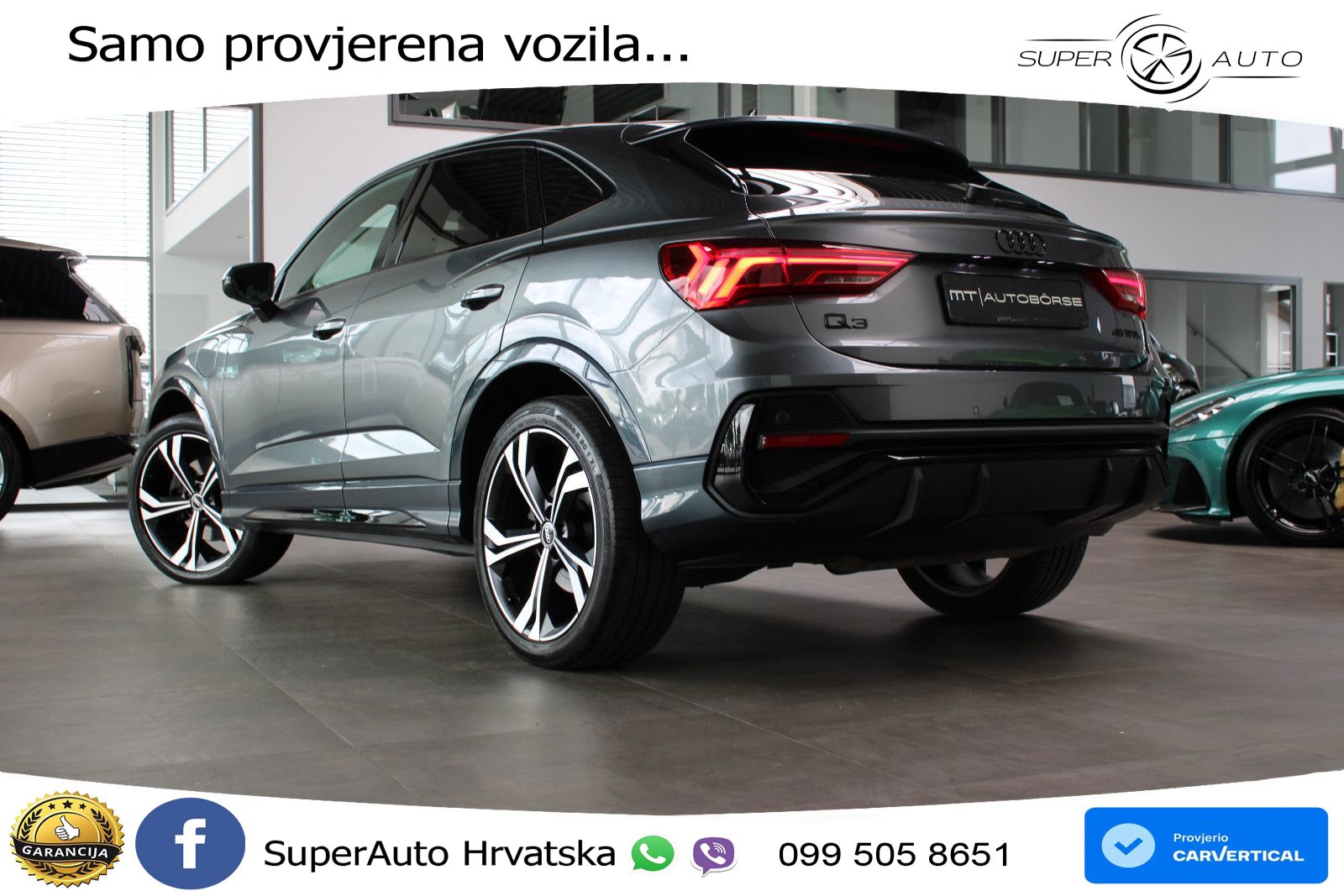 Audi Q3 Sportback 45 TFSIe (245 KS) S tronic S line MATRIX+GR SJED+KAM