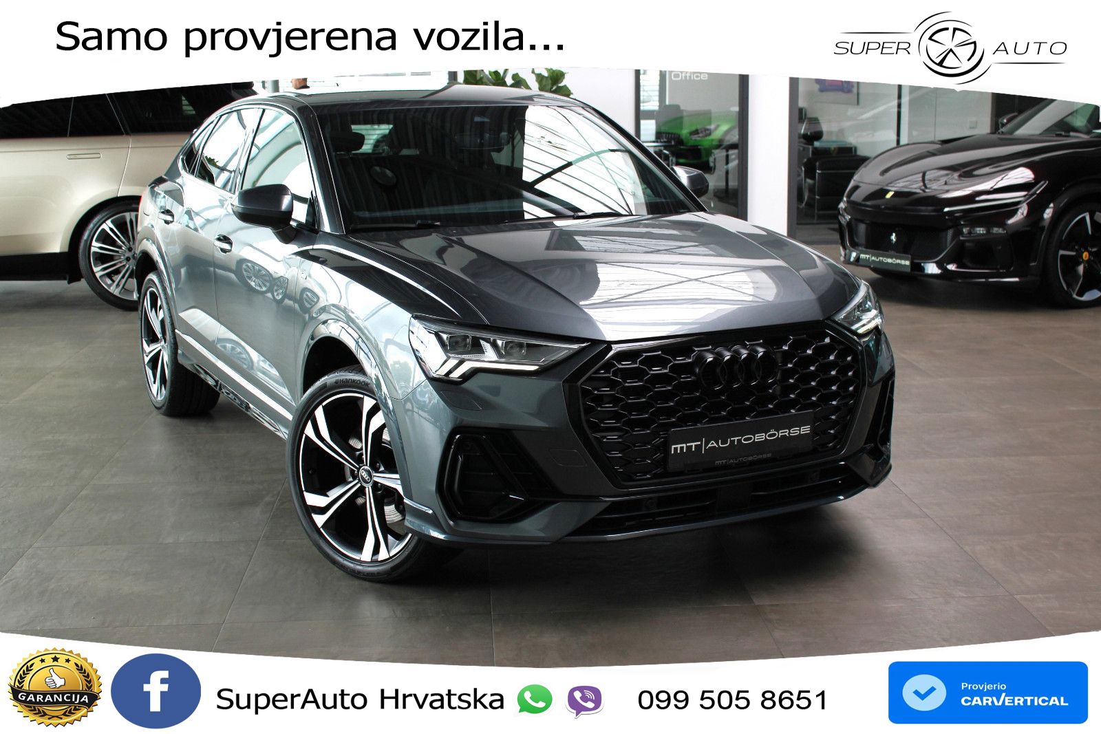 Audi Q3 Sportback 45 TFSIe (245 KS) S tronic S line MATRIX+GR SJED+KAM