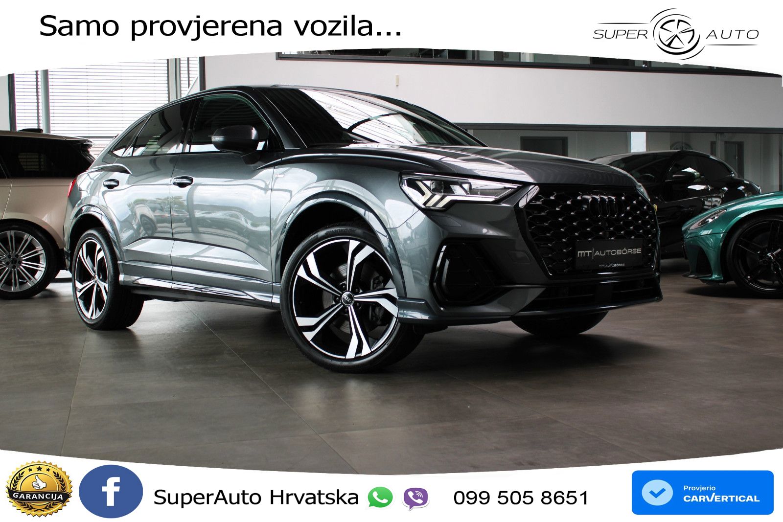 Audi Q3 Sportback 45 TFSIe (245 KS) S tronic S line MATRIX+GR SJED+KAM