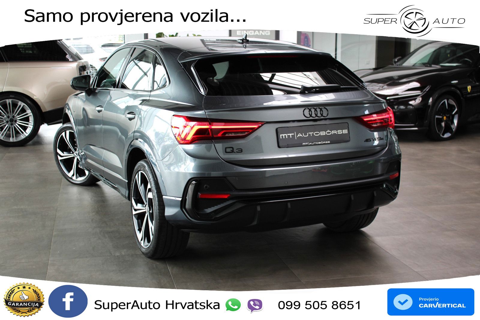 Audi Q3 Sportback 45 TFSIe (245 KS) S tronic S line MATRIX+GR SJED+KAM