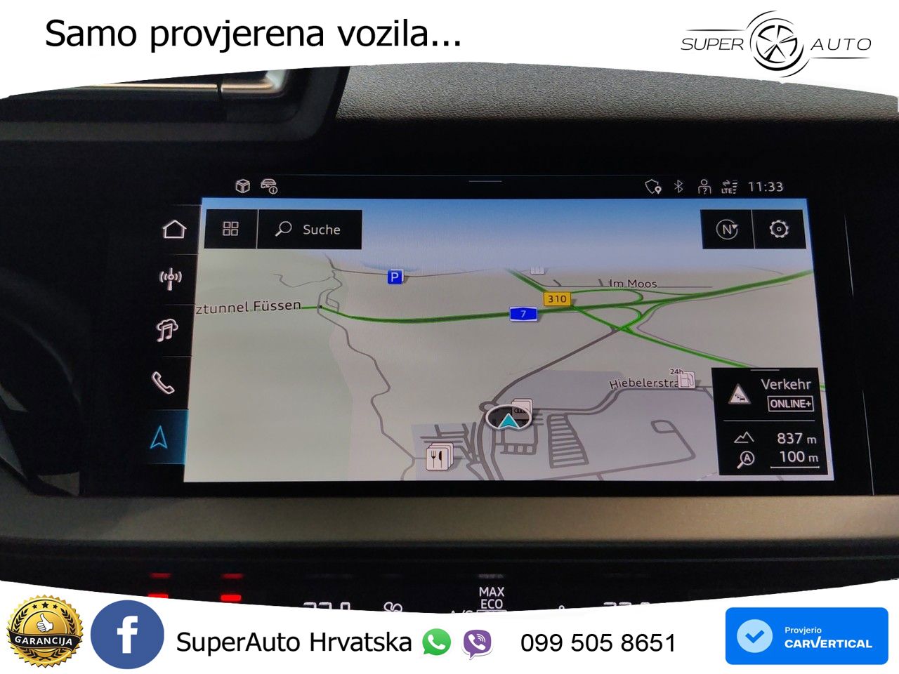 Audi A3 Sportback 30 TFSI (116 KS) LED+GR SJED+ACC
