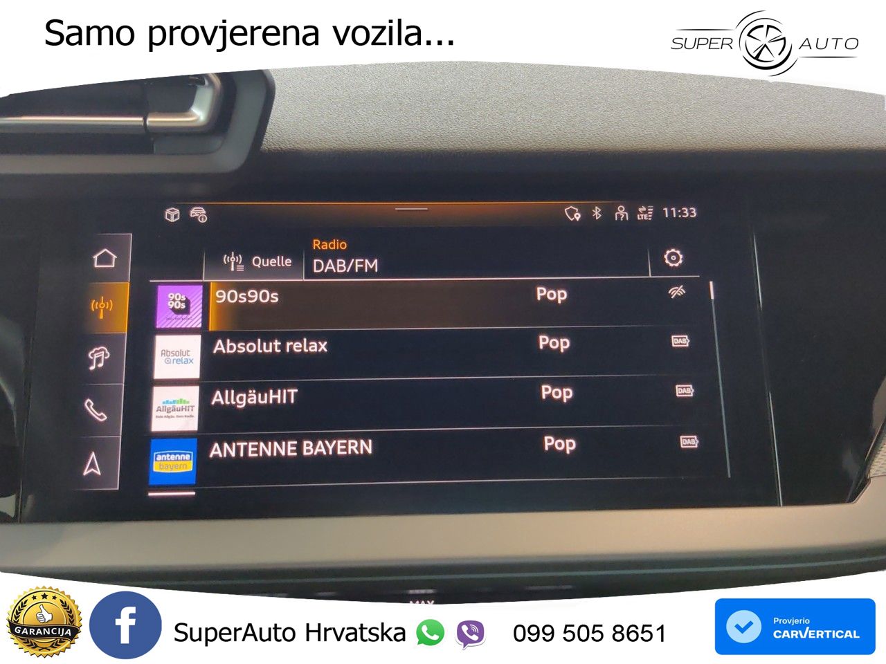 Audi A3 Sportback 30 TFSI (116 KS) LED+GR SJED+ACC