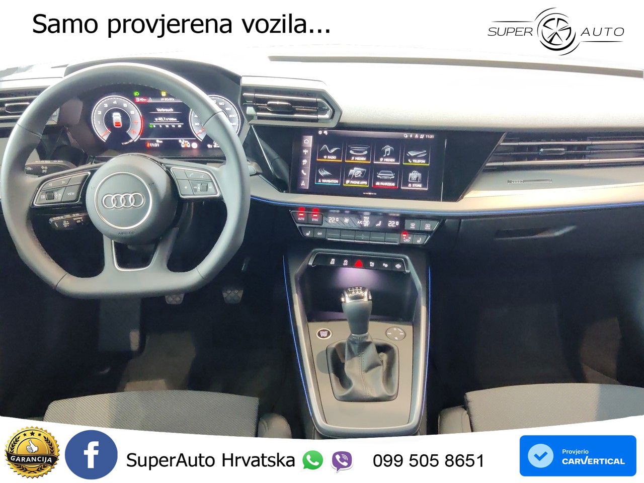 Audi A3 Sportback 30 TFSI (116 KS) LED+GR SJED+ACC