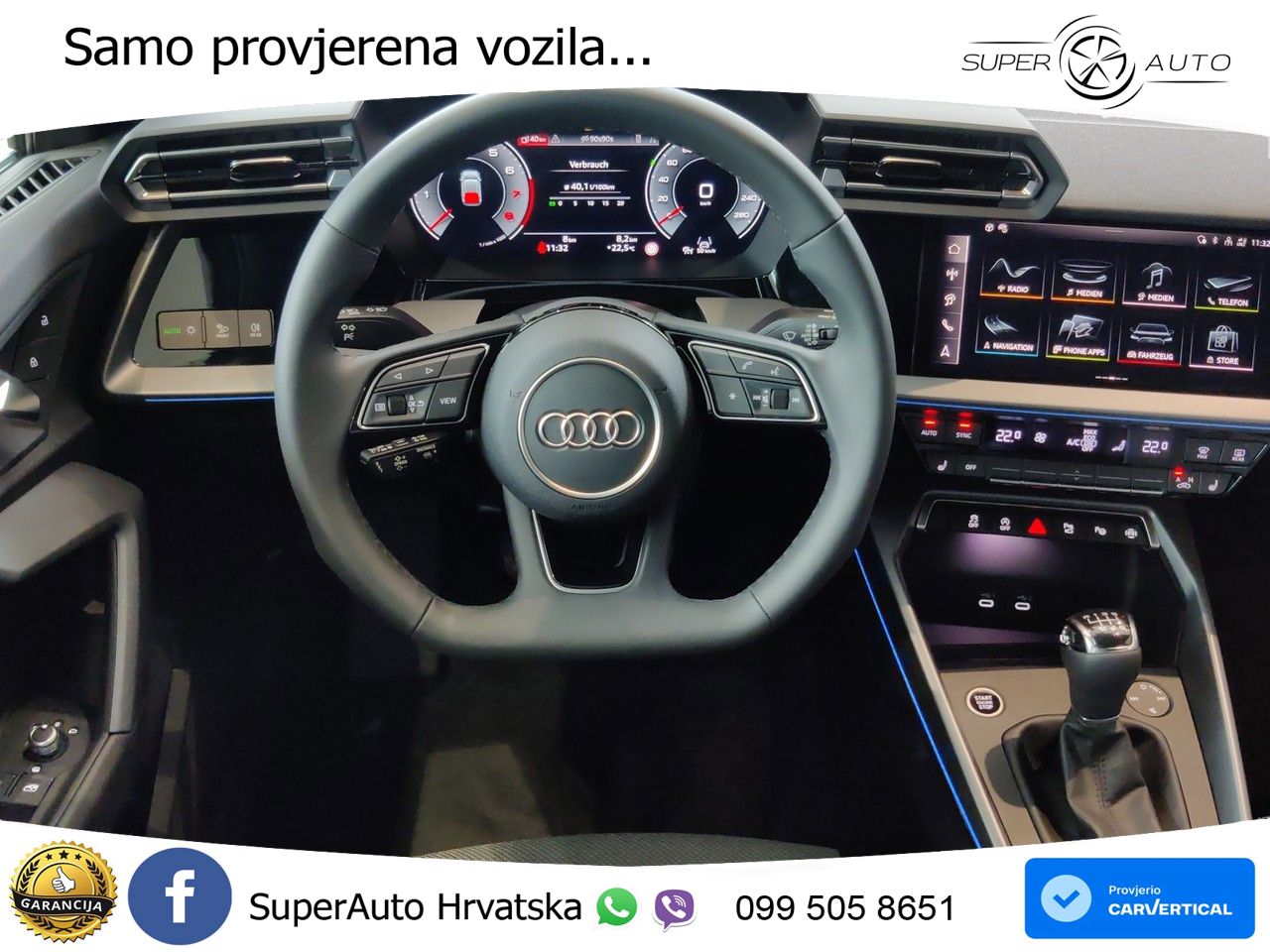 Audi A3 Sportback 30 TFSI (116 KS) LED+GR SJED+ACC