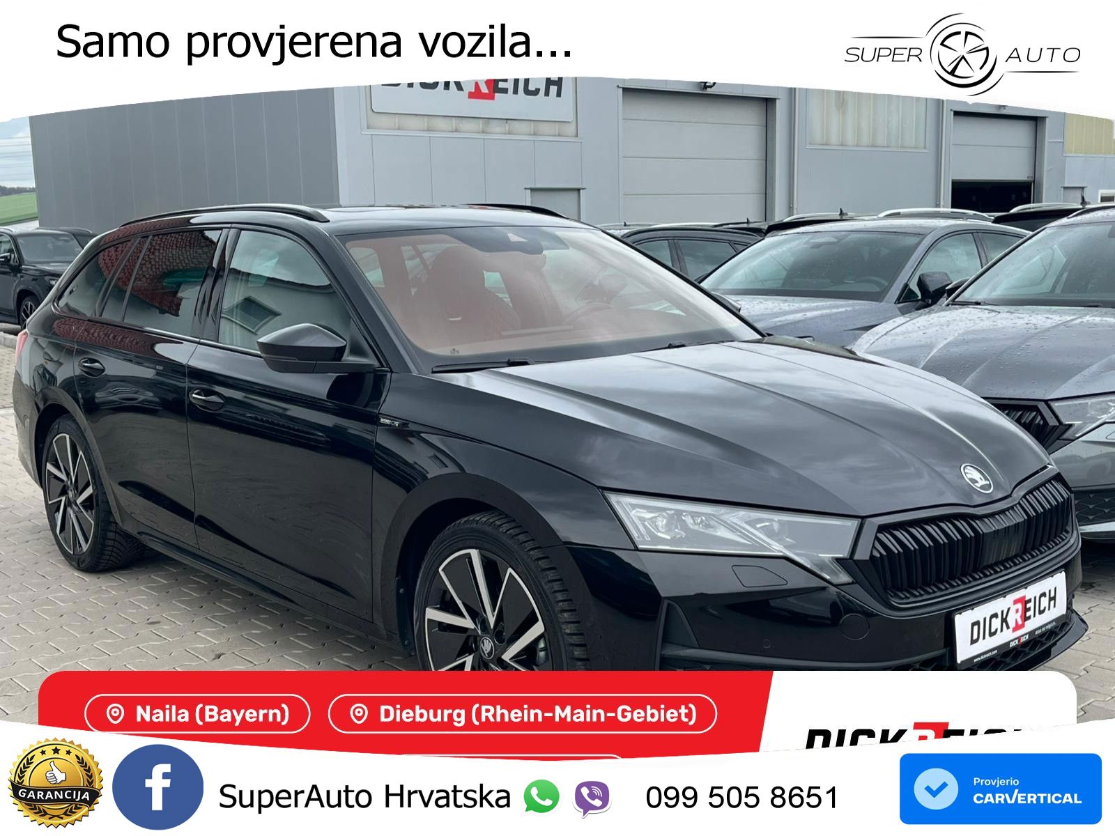 Škoda Octavia Combi 2.0 TDI (150 KS) DSG SportLine LED+GR SJED+ACC