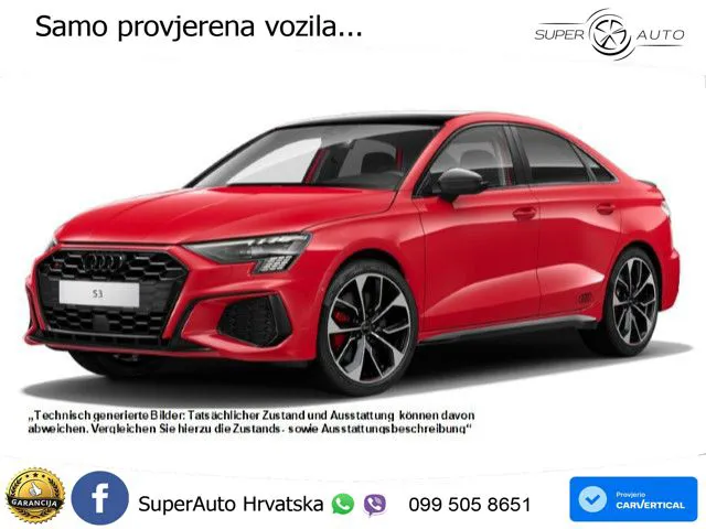 Audi S3 Limuzina 2.0 TFSI (310 KS) quattro S tronic MATRIX+GR SJED+KAM