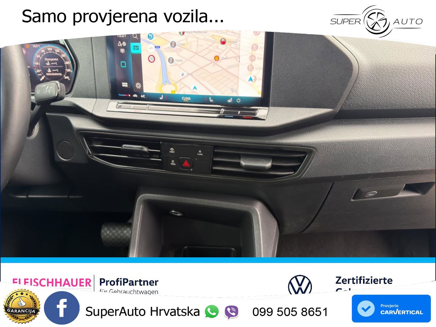 Volkswagen Caddy Cargo 2.0 TDI AHK+NAVI+ACC+DAB+SHZ+KAMERA 122 KS