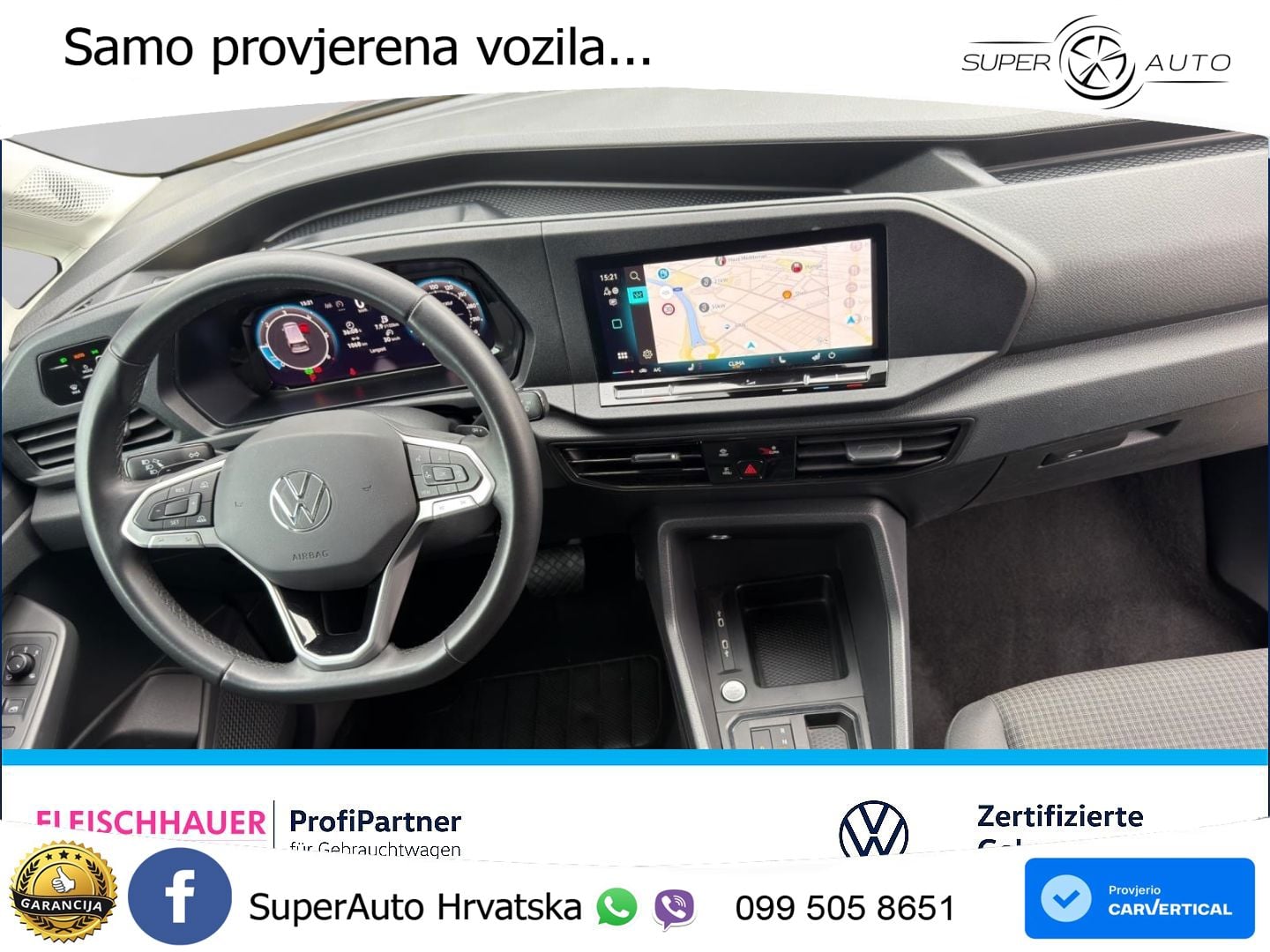 Volkswagen Caddy Cargo 2.0 TDI AHK+NAVI+ACC+DAB+SHZ+KAMERA 122 KS