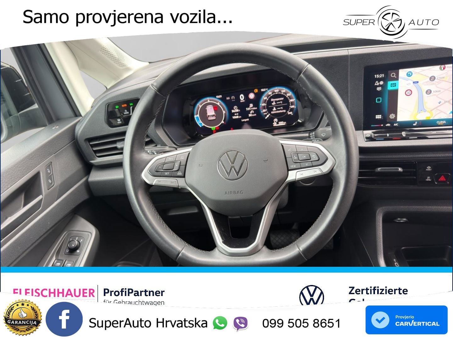 Volkswagen Caddy Cargo 2.0 TDI AHK+NAVI+ACC+DAB+SHZ+KAMERA 122 KS