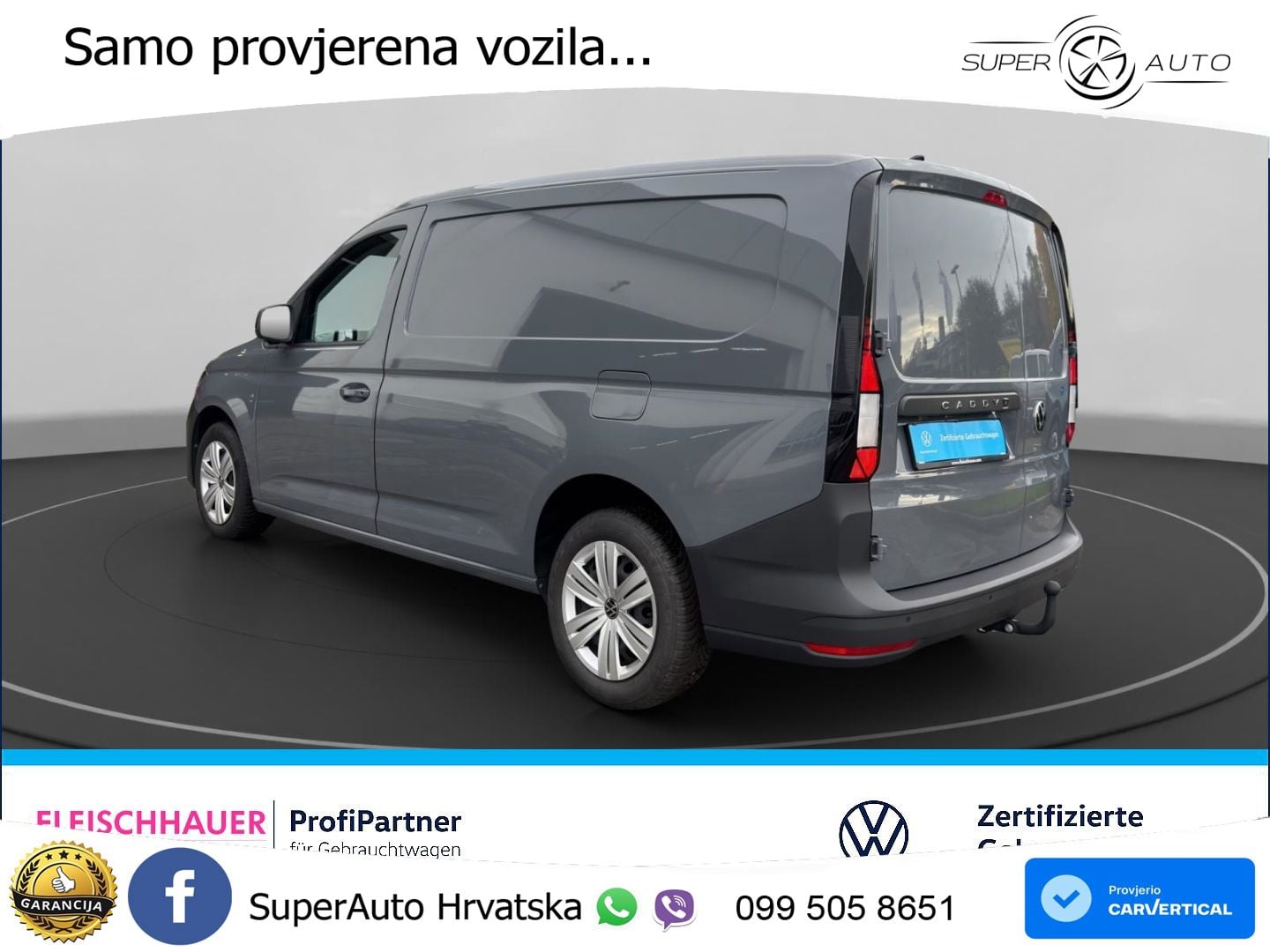 Volkswagen Caddy Cargo 2.0 TDI AHK+NAVI+ACC+DAB+SHZ+KAMERA 122 KS