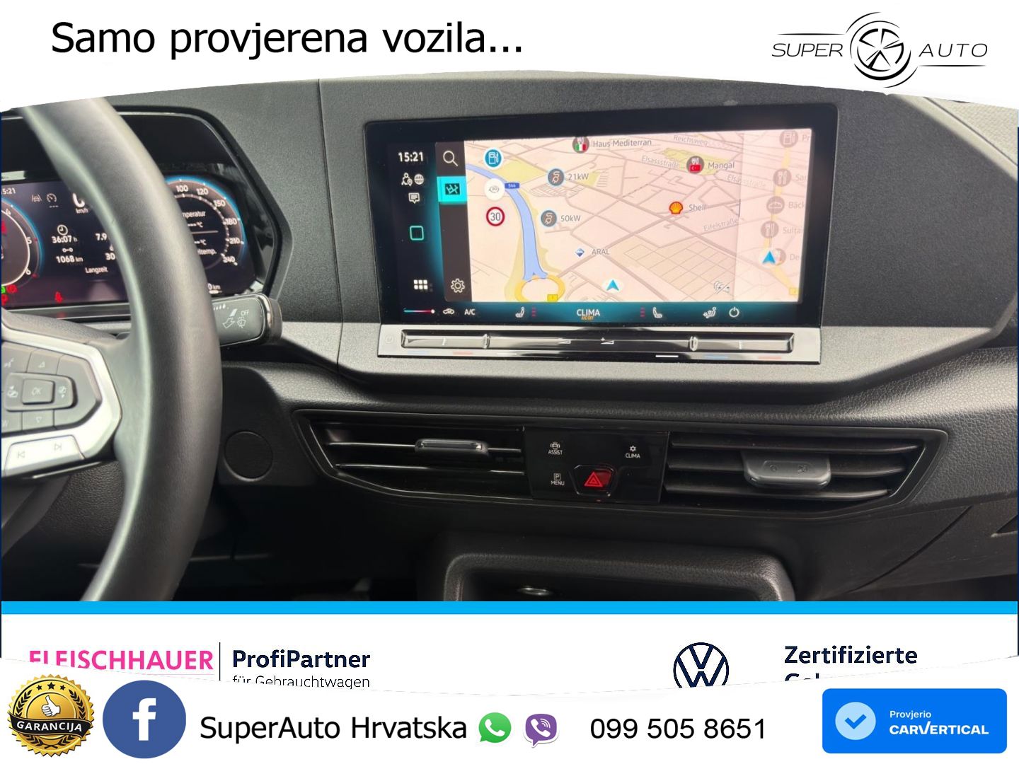 Volkswagen Caddy Cargo 2.0 TDI AHK+NAVI+ACC+DAB+SHZ+KAMERA 122 KS