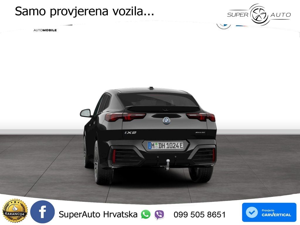 BMW iX2 66.5 kWh (313 KS) xDrive30 M Sport LED+GR SJED+ACC