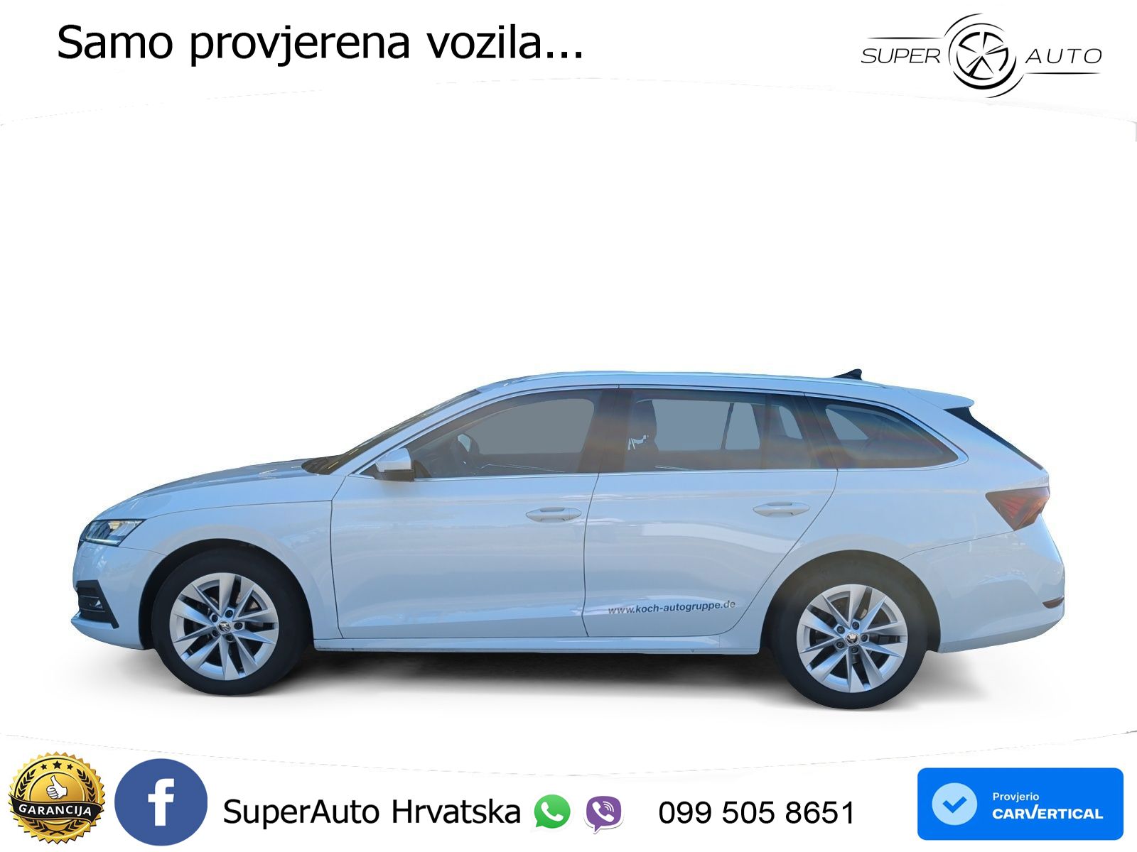 Škoda Octavia Combi 2.0 TDI (150 KS) DSG LED+GR SJED+ACC