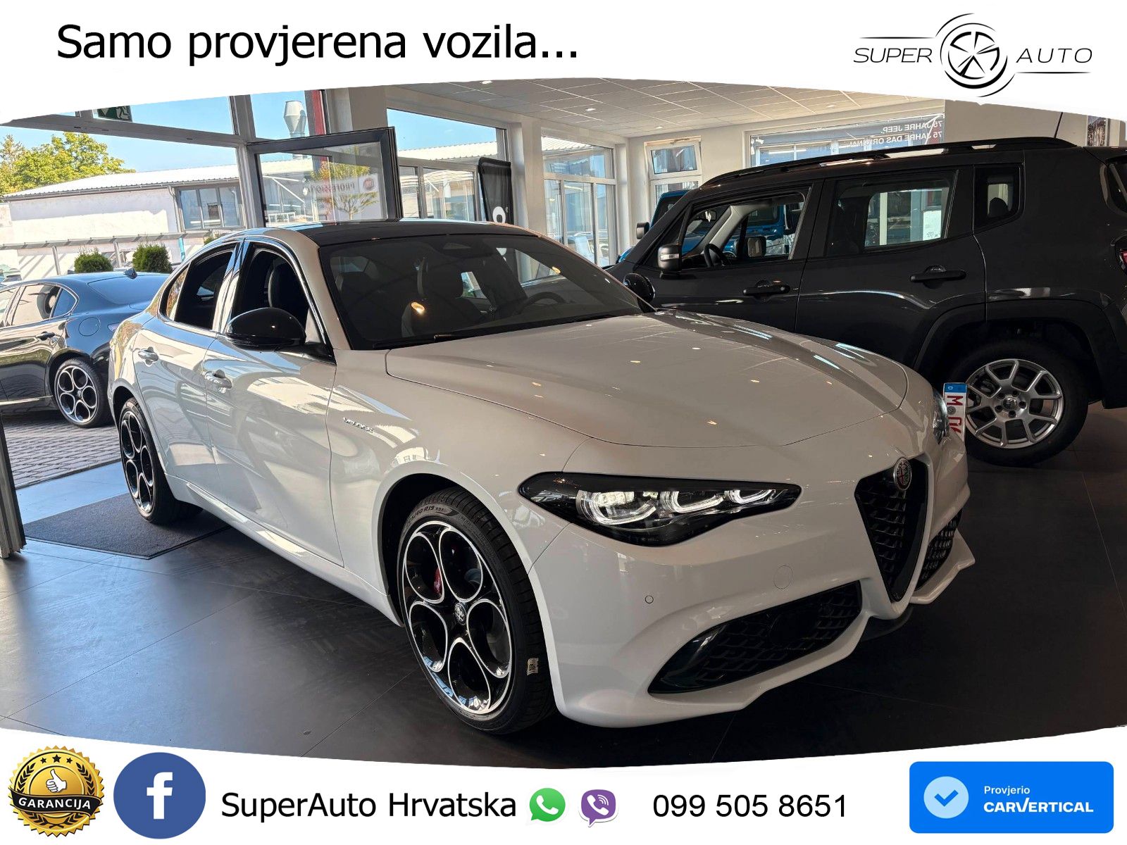 Alfa Romeo Giulia 2.0 Turbo (280 KS) Q4 Automatic LED+GR SJED+ACC