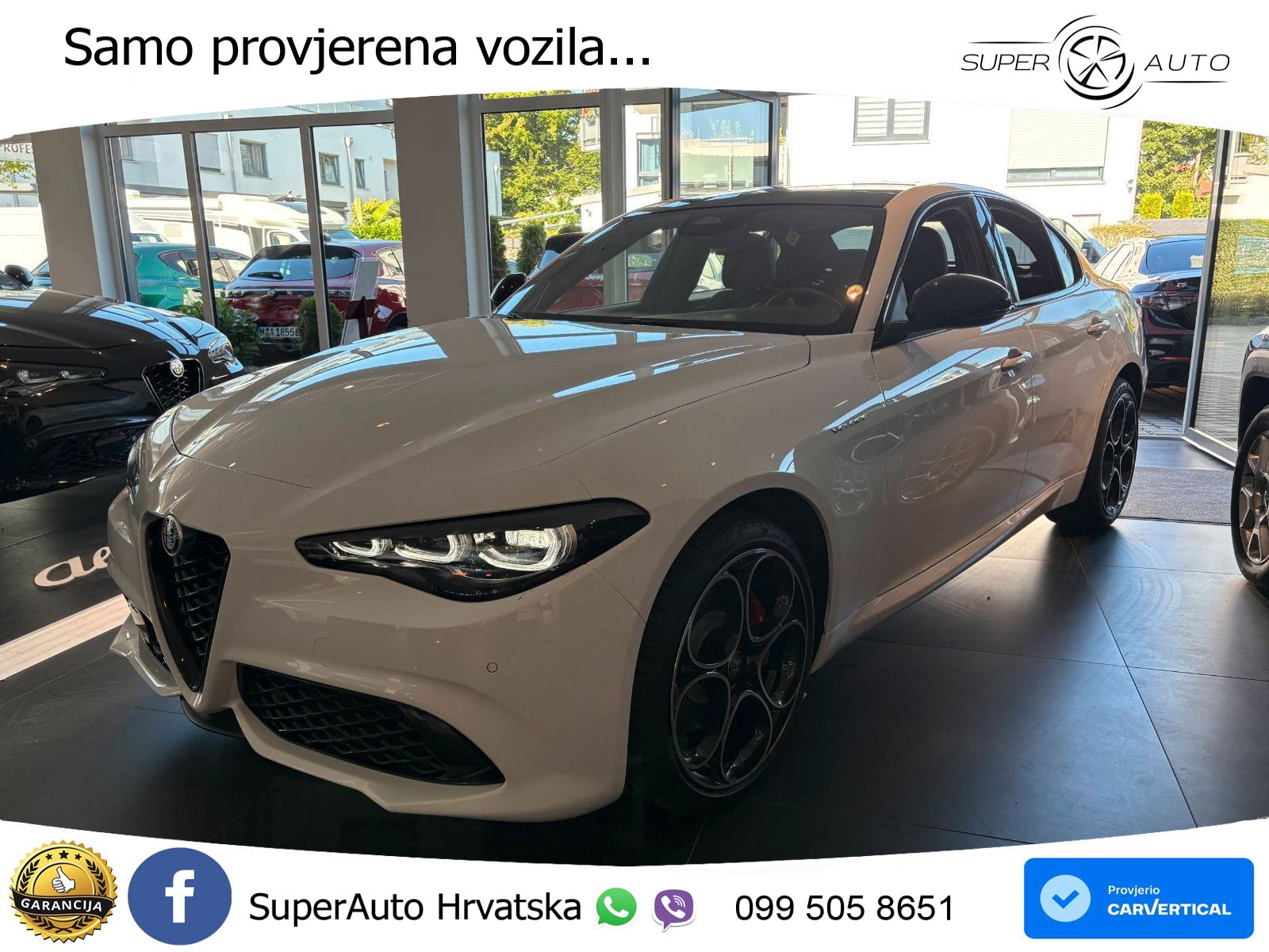 Alfa Romeo Giulia 2.0 Turbo (280 KS) Q4 Automatic LED+GR SJED+ACC